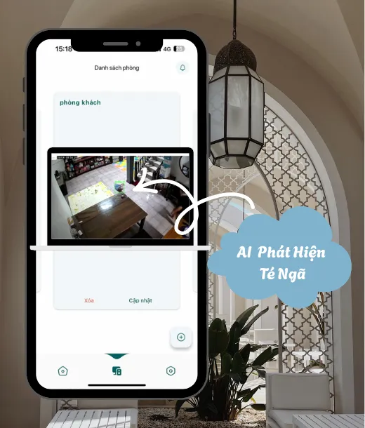 Camera AI phát hiện té ngã